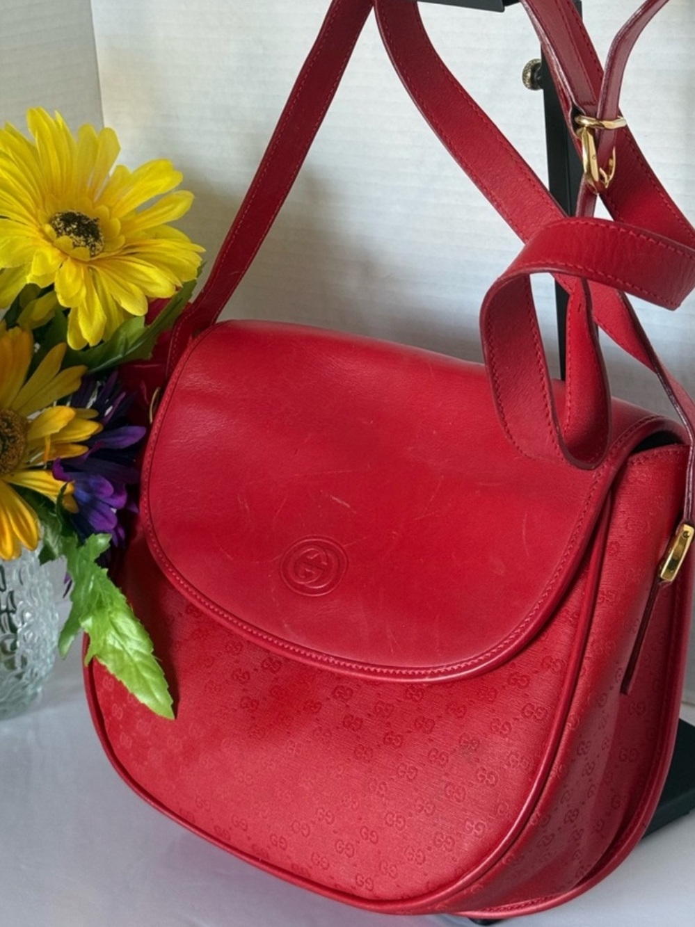 ✋🛑Price Drop ✋🛑Authentic Shoulder/Crossbody Leather Bag Gucci.